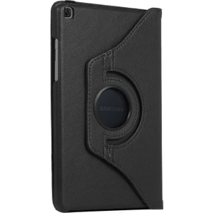 Samsung Galaxy Tab A 8" 2019 T290 Kılıf 360 Rotating Stand Deri Siyah