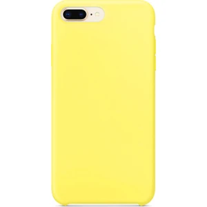 Apple iPhone 7/8 Plus Tam Koruma Silikon Kılıf - Sarı