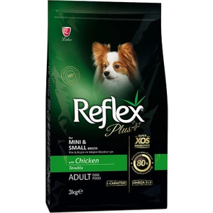 Plus Mini ve Küçük Irk Tavuklu Yetişkin Köpek Maması 3 kg
