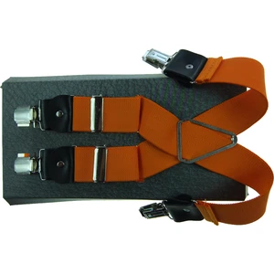 Kemer Sepeti Turuncu Renkli Dört Klipsli Pantolon Askısı