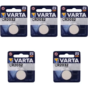 5 Adet Varta CR2032 3V Lityum Pil