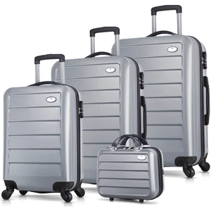 My Valice Ruby Abs 4'Lü Travel Valiz Seti Gri