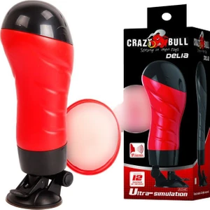 Crazy Bull Delıa Sesli Vantuzlu Vajina Mastürbatör