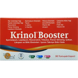 Booster - Epimedyum Lepidyum Resveratrol Likopen - 30 Kapsül - 1 Kutu