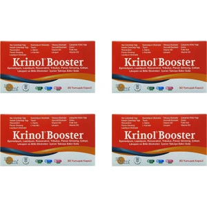 Booster - Epimedyum Lepidyum Resveratrol Likopen - 30 Kapsül - 4 Kutu