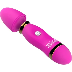 12 Titreşimli Vajina Klitoris Stimülatörü G-Spot Vibratör Pembe