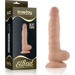 22 cm Güçlü Vantuzlu Tam Realistik Ten Rengi Dildo Penis