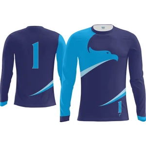 Eagle Mavi Kaleci Forması Sünger Takviyeli Kaleci Kazağı