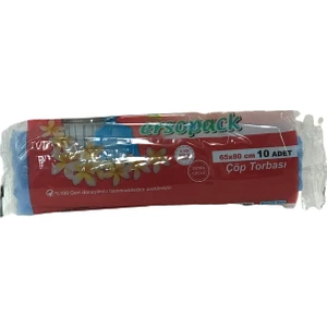 Çöp Poşeti Büyük Boy 65 x 80 1 Rulo 10'lu