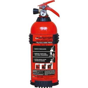 Saygın Yangın Kuru Kimyevi Tozlu Yangın Söndürme Tüpü 1 kg