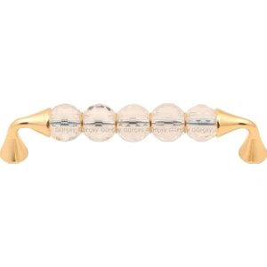 Gürçay Hırdavat Iris Kristal Kulp Altın 128 mm 2'li