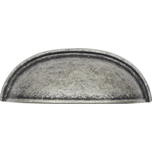 Gürçay Hırdavat Lüks Çanak Kulp Antik Gümüş 64 mm 2'li