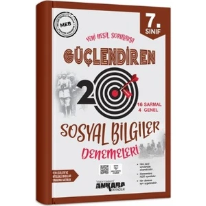 Ankara Yayıncılık 7.Sınıf Güçlendiren Sosyal Bilgiler 20 Deneme Sınavı