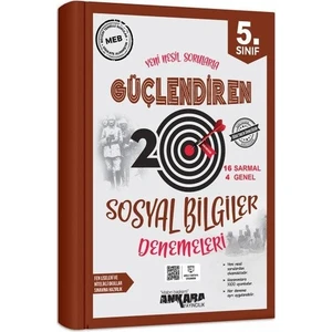 Ankara Yayıncılık 5.Sınıf Güçlendiren Sosyal Bilgiler 20 Deneme Sınavı