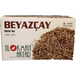 Lokman Aktar Beyaz Çay 20 Adet Süzen Poşet Net 40 gr