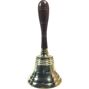 Okullar Için Nostalji Zil Çan Prinç Döküm 22 cm 1 Adet