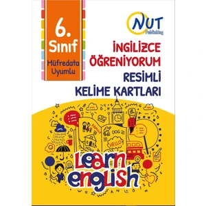 Nut Publishing 6. Sınıf İngilizce Öğreniyorum Resimli Kelime Kartları