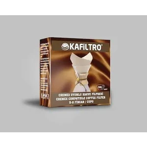 Kafiltro Chemex Uyumlu Kahve Filtresi Kağıdı 100 Lü Paket 5-8 Fincan