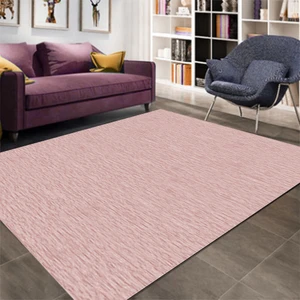 Kaymaz Taban Yıkanabilir Pudra Dalgalı Desenli Dijital Baskılı Halı RSP129