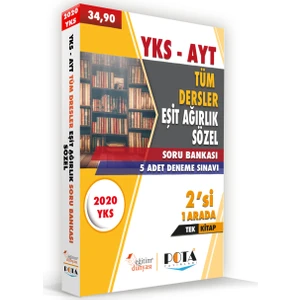 Eğitim Dünyası Yayınları & Pota Yayınları - AYT Eşit Ağırlık-Sözel Tüm Dersler Soru Bankası