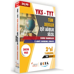 Eğitim Dünyası Yayınları & Pota Yayınları - TYT Eşit Ağırlık-Sözel Tüm Dersler Soru Bankası