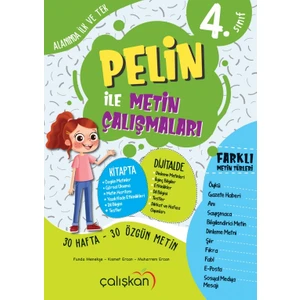 Çalışkan Yayınları 4. Sınıf Pelin ile Metin Çalışmaları