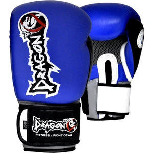 Ifma Onaylı Deri Muay Thai Boks Eldiveni Mavi