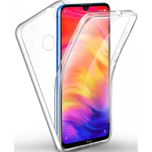 Xiaomi Redmi Note 8 360 Ön Silikon Arka Sert Mika Tam Korumalı Kılıf