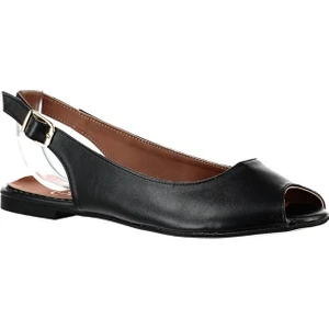 Fox Shoes Siyah Kadın Sandalet B726104509
