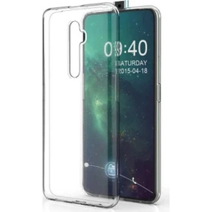 Case Street OPPO Reno 2z Kılıf Süper Silikon Yumuşak Arka Koruma Şeffaf