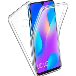Case Street Samsung Galaxy A20s Kılıf Ön Arka Silikon Koruma Şeffaf