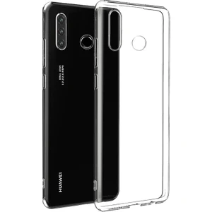 Case Street Huawei Honor 20 Lite Kılıf Süper Silikon Arka Koruma + Nano Glass Şeffaf