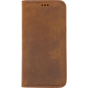 Case Street Samsung Galaxy Note 10 Plus Kılıfki Deri Cüzdan Gizli Mıktanıslı Kahverengi