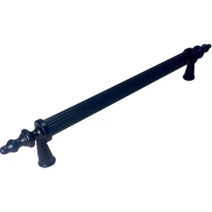 Zirve Mat Siyah Lux Mobilya Kulbu Dolap Çekmece Kulp 160 mm