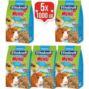 Menü Vital Premium Ginepig Yemi 1 kg x 5 Adet