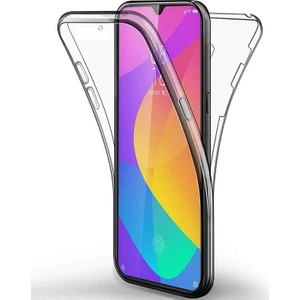Xiaomi Mi 9 Lite Kılıf Ön Arka Şeffaf Silikon Koruma Şeffaf