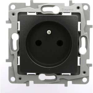 Salbei Serisi Antrasit Fransız Standartı Topraklı Priz Ups Prizi 16A Çerçevesiz