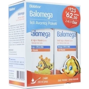 Balomega Şurup 2'li Avantaj Paketi  200 ml