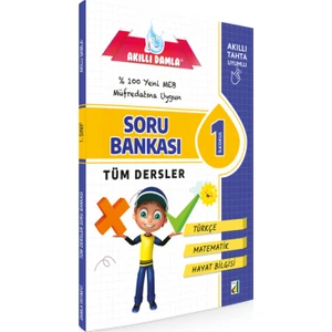 Damla Yayınevi Akıllı  Tüm Dersler Soru Bankası-1. Sınıf 2020