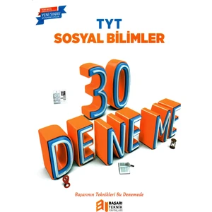 Başarı Teknik Yayınları TYT Sosyal Bilimler 30 Adet Deneme