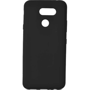 Tekno Grup LG K40s Kılıf Mat Premium Silikon Kılıf Siyah