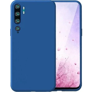 Tekno Grup Xiaomi Mi Note 10 Kılıf Mat Premium Silikon Kılıf Lacivert