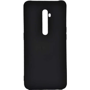 Tekno Grup Oppo Reno 2Z Kılıf Mat Premium Silikon Kılıf Siyah