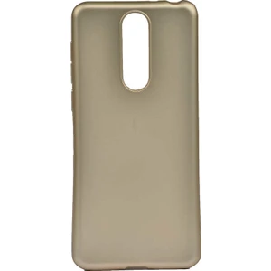 Tekno Grup Alcatel 3 2019 Kılıf Mat Premium Silikon Kılıf Gold