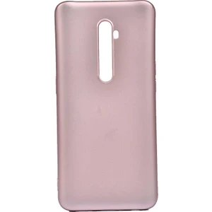 Tekno Grup Oppo Reno 2Z Kılıf Mat Premium Silikon Kılıf + Cam Ekran Koruyucu Rose