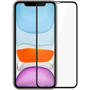 Tekno Grup Apple İphone 11 (6.1'') Tam Kaplayan Temperli Cam Ekran Koruyucu Siyah