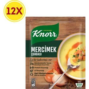 Klasik Çorba Serisi Mercimek Çorbası 72 gram 12'li Paket