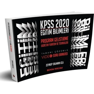 Benim Hocam Yayınları  2020 Eğitim Bilimleri Program Geliştirme Öğretim Yöntem ve Teknikleri Video Soru Bankası