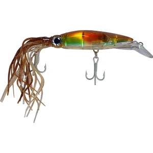 Kaptan Nemo Kalamar Minnow E ( 14 cm Az Dalarlı Maket Balık Yem 40 Gr)
