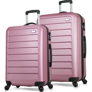 My Valice Ruby Abs 2'li Valiz Seti (Orta ve Büyük) Rose Gold